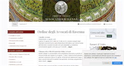 Desktop Screenshot of ordineavvocatiravenna.it