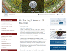 Tablet Screenshot of ordineavvocatiravenna.it